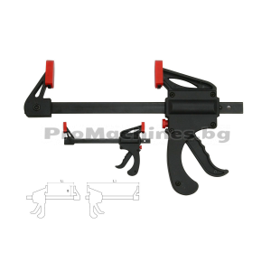 Стяга дърводелска автоматична 300мм - Bolter XG53761 