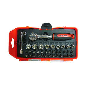 Тресчотка с вложки и битове 38 части - Bolter XG53696 
